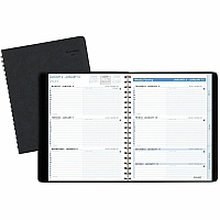 AT-A-GLANCE The Action Planner Weekly Appointment Book, 11 x 8, Black Cover, 12-Month (Jan to Dec): 2026 (70EP0105)