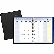AT-A-GLANCE QuickNotes Monthly Planner, 11 x 8.25, Black Cover, 12-Month (Jan to Dec): 2026 (760605)