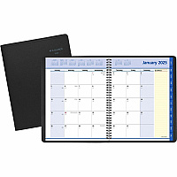 AT-A-GLANCE QuickNotes Monthly Planner, 11 x 8.25, Black Cover, 12-Month (Jan to Dec): 2026 (760605)