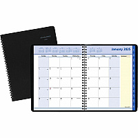 AT-A-GLANCE QuickNotes Monthly Planner, 8.75 x 7, Black Cover, 12-Month (Jan to Dec): 2026 (760805)