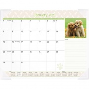 AT-A-GLANCE Puppies Monthly Desk Pad (DMD16632)