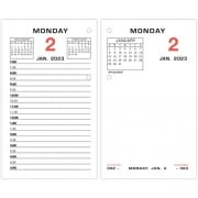 AT-A-GLANCE Daily Two-Color Desk Calendar Refill with tabs (E01750)