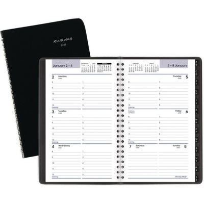 AT-A-GLANCE DayMinder Weekly Appointment Book with Tab Telephone/Address (G21000)