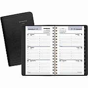 AT-A-GLANCE DayMinder Weekly Pocket Appointment Book with Telephone/Address Section, 6 x 3.5, Black Cover, 12-Month (Jan to Dec): 2026 (G25000)