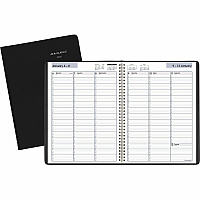 AT-A-GLANCE DayMinder Weekly Appointment Book, Vertical-Column Format, 11 x 8, Black Cover, 12-Month (Jan to Dec): 2026 (G52000)
