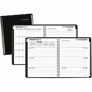 AT-A-GLANCE DayMinder Executive Weekly/Monthly Refillable Planner, 8.75 x 7, Black Cover, 12-Month (Jan to Dec): 2026 (G54500)