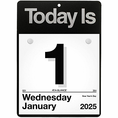AT-A-GLANCE Today Is Wall Calendar, 6.63 x 9.13, White Sheets, 12-Month (Jan to Dec): 2026 (K100)