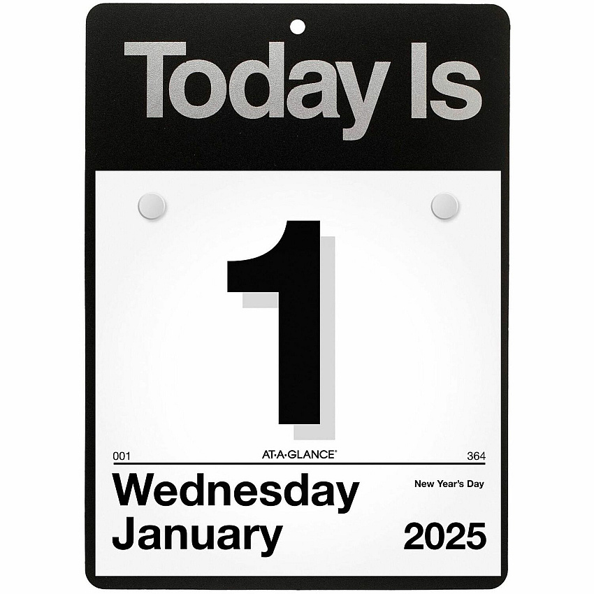 AT-A-GLANCE Today Is Wall Calendar, 6.63 x 9.13, White Sheets, 12-Month (Jan to Dec): 2026 (K100)
