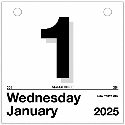 At-A-Glance "Today Is"Wall Calendar Refill (K150)