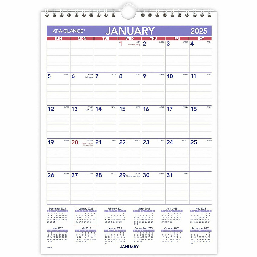 At-A-Glance Wall Calendar (PM128)