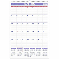 AT-A-GLANCE Erasable Wall Calendar, 15.5 x 22.75, White Sheets, 12-Month (Jan to Dec): 2026 (PMLM0328)