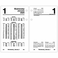 AT-A-GLANCE Financial Desk Calendar Refill, 3.5 x 6, White Sheets, 12-Month (Jan to Dec): 2026 (S17050)
