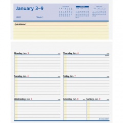 AT-A-GLANCE Flip-A-Week Desk Calendar Refill (SW70650)