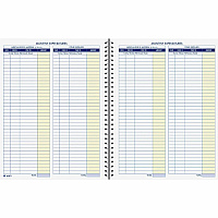 Adams Monthly Bookkeeping Record Book (ABFAFR71)