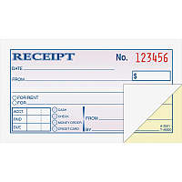 Adams Money/rent Receipt Books (ABFDC2501)