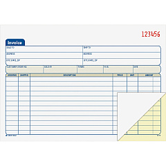 Adams Carbonless Invoice Book (ABFDC5840)