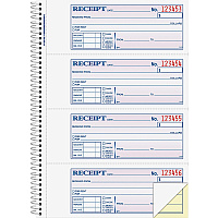 Adams Spiral 2-part Money/Rent Receipt Book (ABFSC1182)