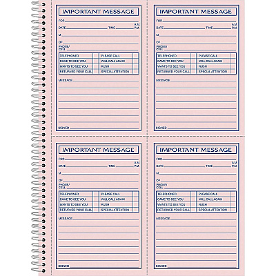 Adams Carbonless Important Message Pad (ABFSC1184P)