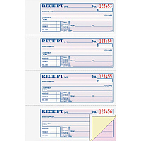 Adams Tapebound 3-part Money Receipt Book (ABFTC1182)