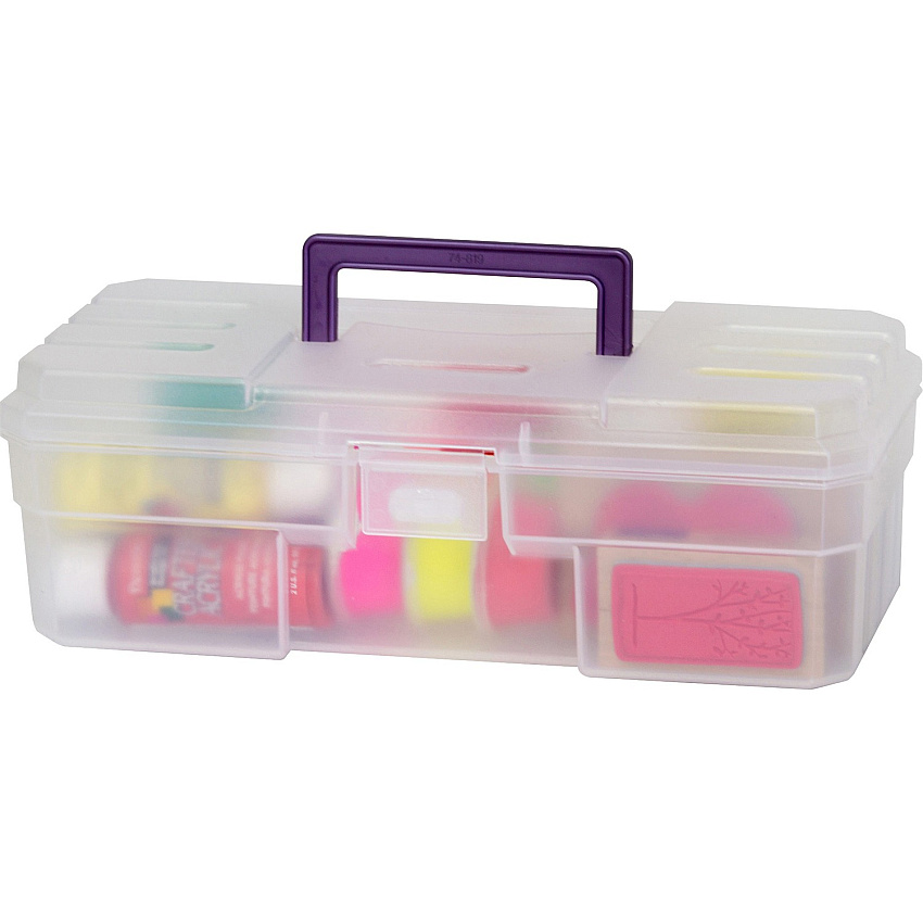Akro-Mils 12" All-purpose Storage Box (AKM09912CLPUR)