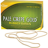 Alliance Rubber 21405 Pale Crepe Gold Rubber Bands - Size #117B