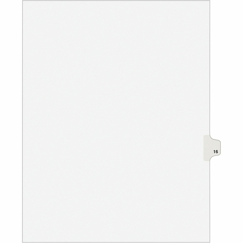 Avery Individual Legal Exhibit Dividers - Avery Style (AVE01016)