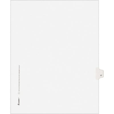 Avery Individual Legal Exhibit Dividers - Avery Style (01017)