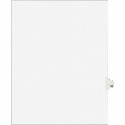 Avery Individual Legal Exhibit Dividers - Avery Style (AVE01018)