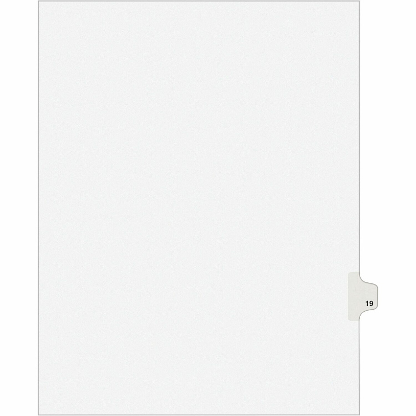 Avery Individual Legal Exhibit Dividers - Avery Style (AVE01019)