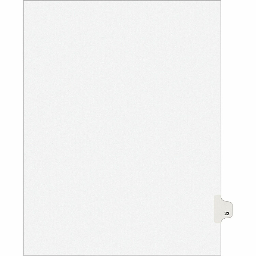 Avery Individual Legal Exhibit Dividers - Avery Style (AVE01022)