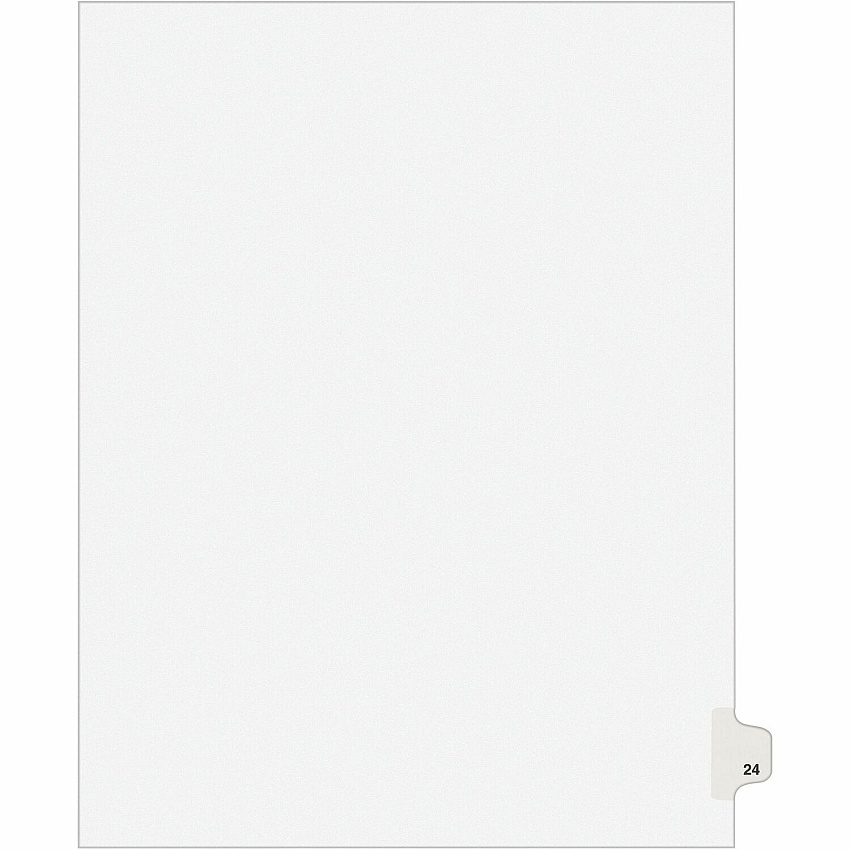 Avery Individual Legal Exhibit Dividers - Avery Style (AVE01024)