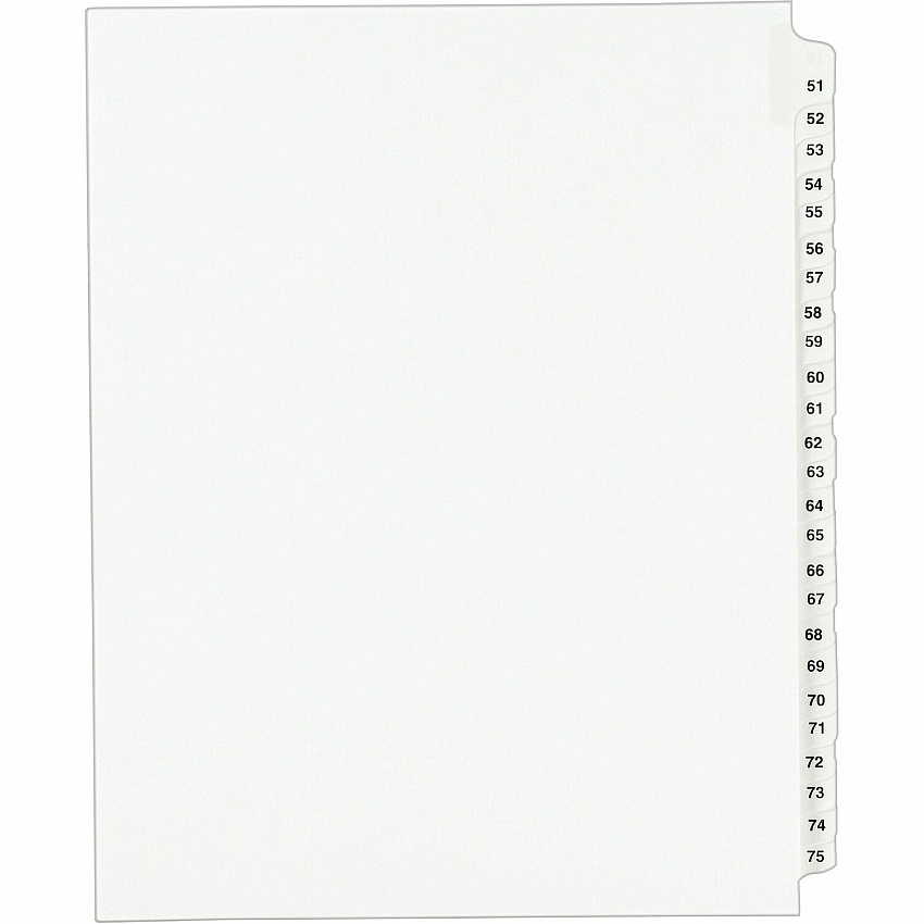 Avery Standard Collated Legal Exhibit Divider Sets - Avery Style (AVE01332)