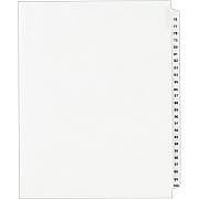 Avery Standard Collated Legal Exhibit Divider Sets - Avery Style (AVE01333)