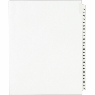 Avery Standard Collated Legal Exhibit Divider Sets - Avery Style (01333)