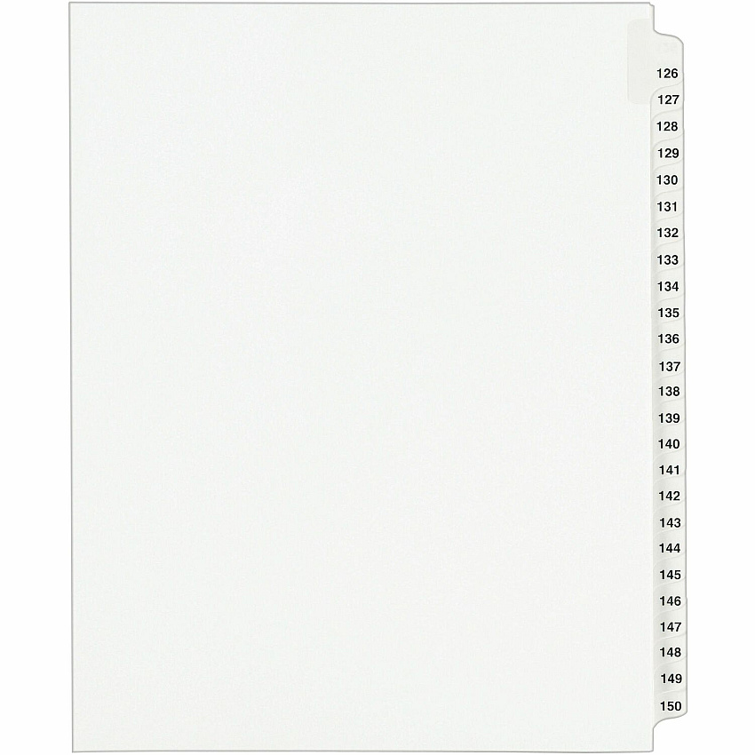 Avery Standard Collated Legal Exhibit Divider Sets - Avery Style (AVE01335)