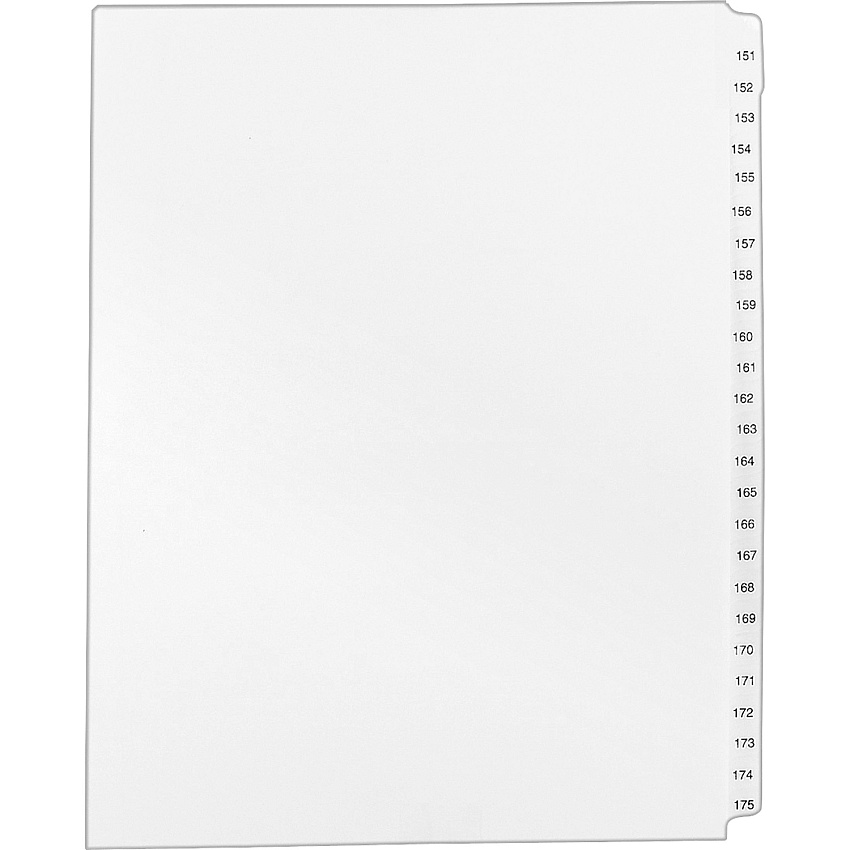 Avery Standard Collated Legal Exhibit Divider Sets - Avery Style (AVE01336)