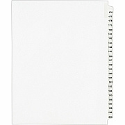 Avery Standard Collated Legal Exhibit Divider Sets - Avery Style (AVE01337)