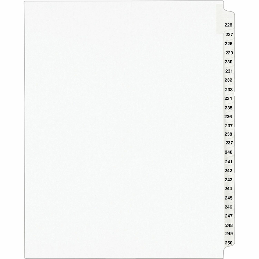 Avery Standard Collated Legal Exhibit Divider Sets - Avery Style (AVE01339)