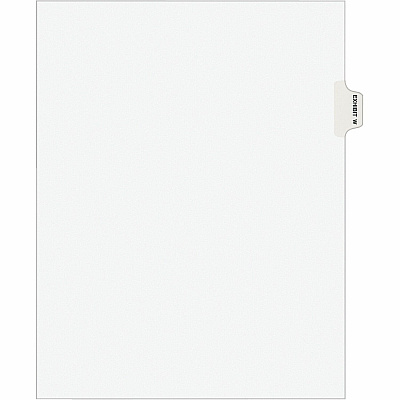 Avery Individual Legal Exhibit Dividers - Avery Style (AVE01393)