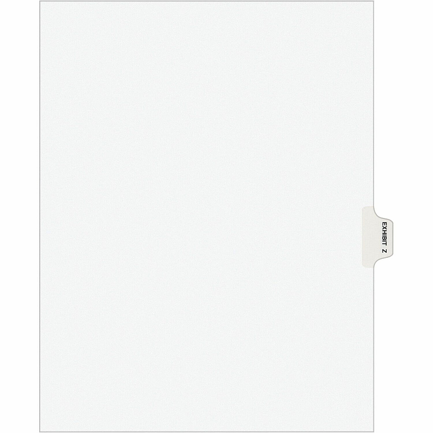 Avery Individual Legal Exhibit Dividers - Avery Style (AVE01396)