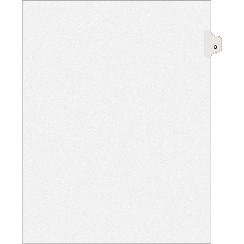 Avery Individual Legal Exhibit Dividers - Avery Style (AVE01404)