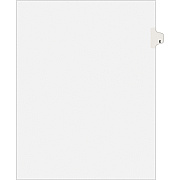 Avery Individual Legal Exhibit Dividers - Avery Style (AVE01405)