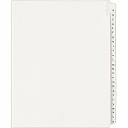 Avery Collated Legal Exhibit Dividers - Allstate Style (AVE01700)