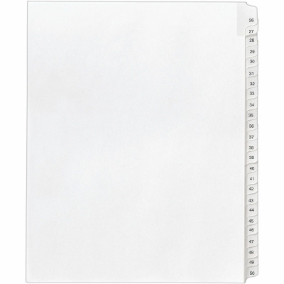 Avery Collated Legal Exhibit Dividers - Allstate Style (01702)