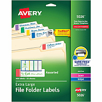 Avery Extra-Large File Folder Labels (AVE5026)