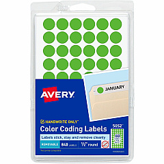 Avery Color-Coding Labels (AVE05052)