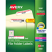 Avery TrueBlock File Folder Labels (AVE5066)