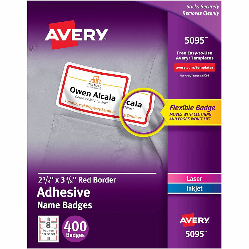 Avery Name Badge Label (AVE5095)