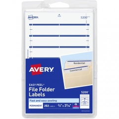 Avery Permanent File Folder Labels (05200)