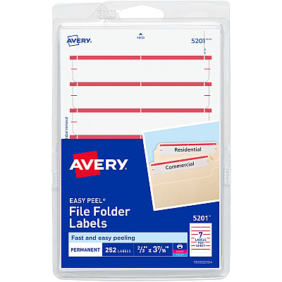 Avery Permanent File Folder Labels (AVE05201)